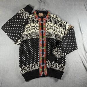 Vintage Sportique by Cubus Nordic Wool Cardigan Sweater Men's L